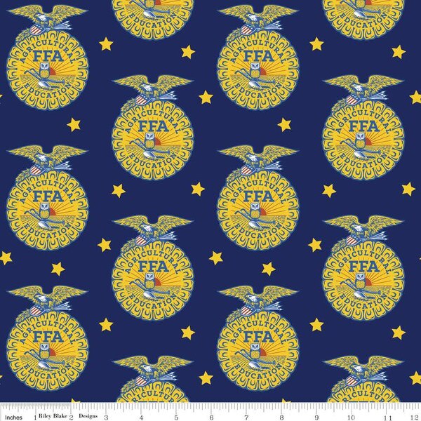 FFA® Forever Blue® Emblem Blue Riley Blake Designs